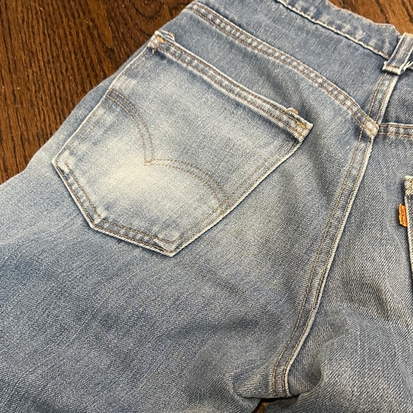 VINTAGE LEVI’S Orange Tab 1980’s Bootcut Jeans Size W31 L33 - Picture 11 of 12
